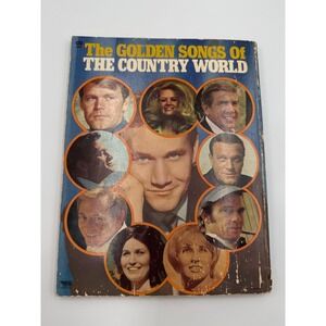 ✨Golden Songs Of The‎ Country World Vocal Edition Vintage Sheet Music Book